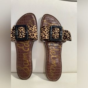 Sam Edelman size 11, leopard calf hair